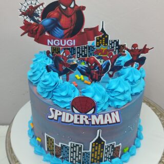 spiderman cake